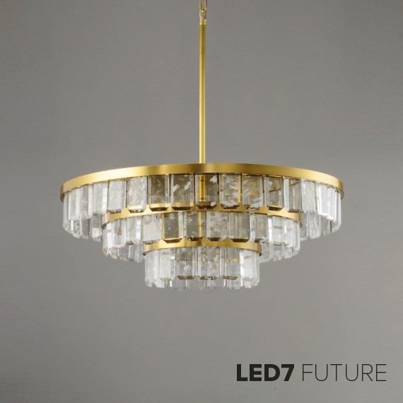 Loft Industry Modern - Wow 3Row Chandelier